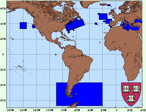 Locations of HOPS applications