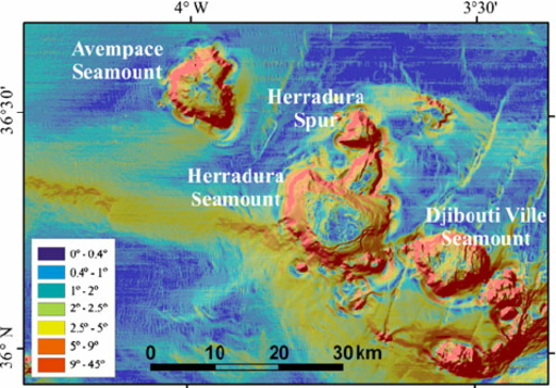 Slope-map-in-degrees-around-the-seamounts-on-the-Motril-Marginal-Plateau.png